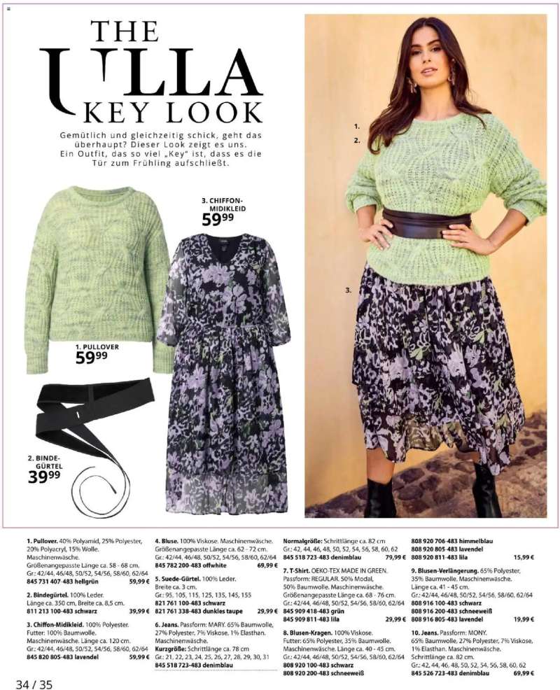 Ulla Popken Akciós újság Ulla Popken 34 oldal