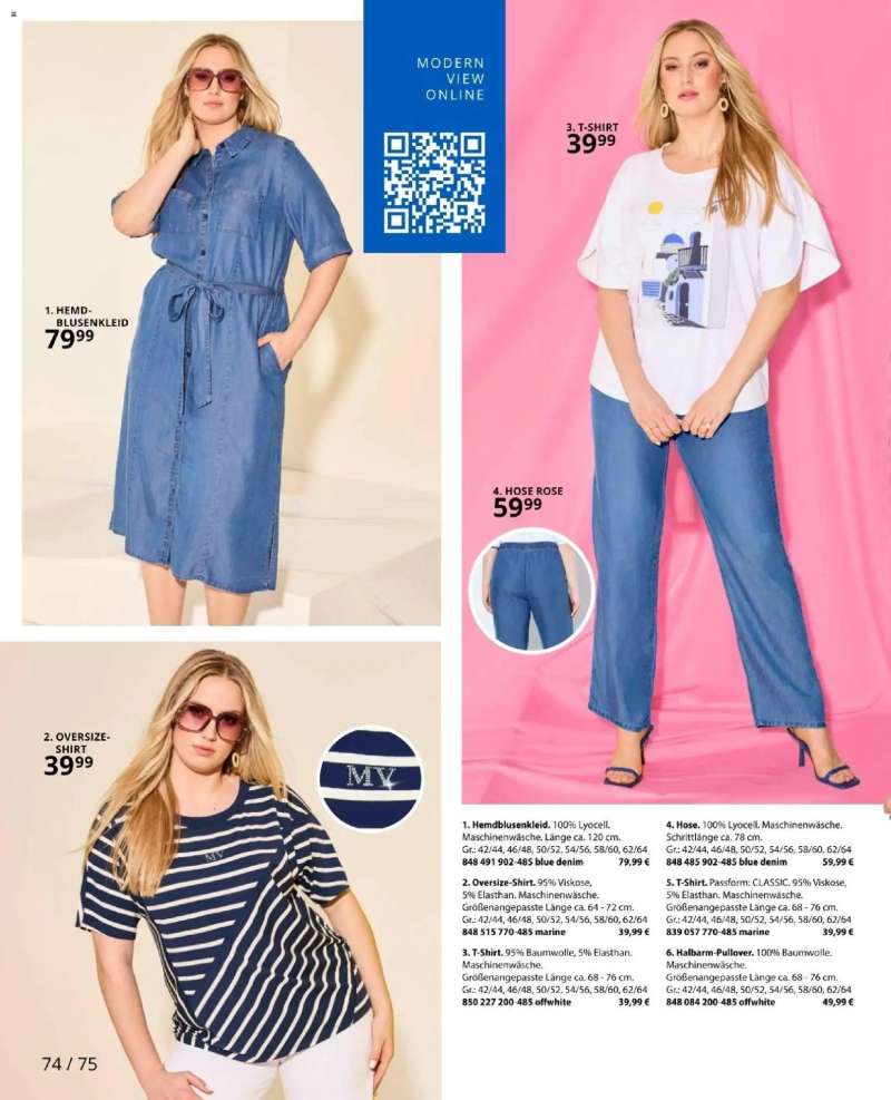 Ulla Popken Ulla Popken akciós újság 74 oldal