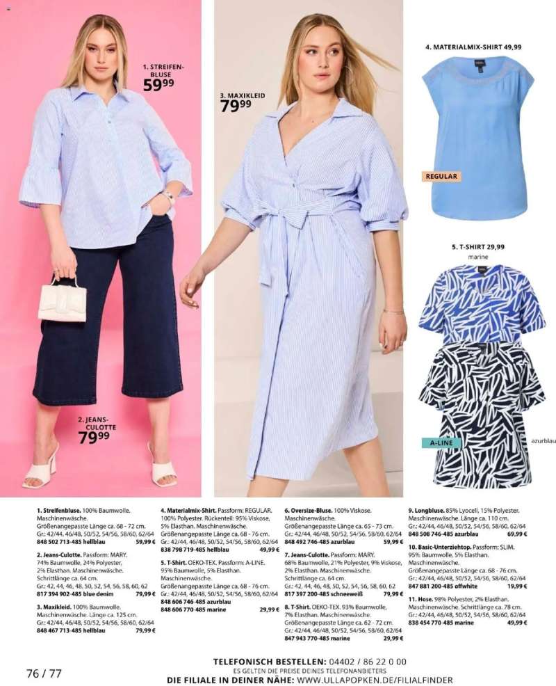 Ulla Popken Ulla Popken akciós újság 76 oldal