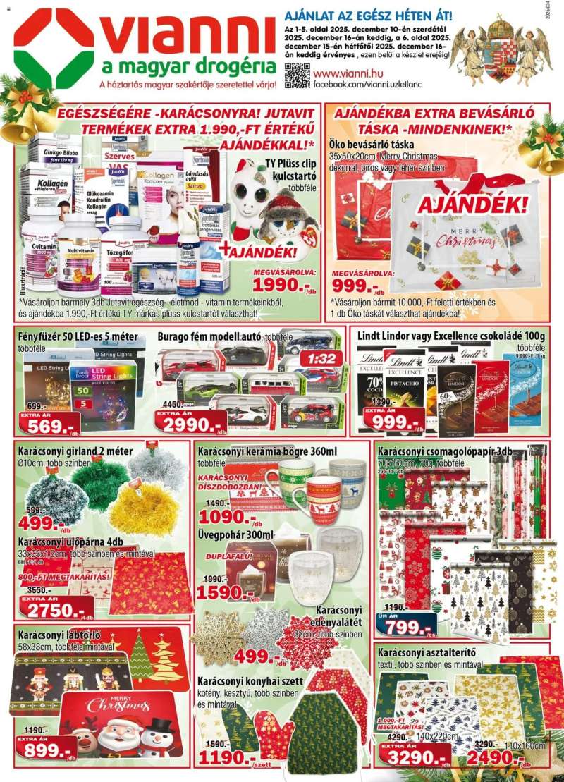 Vianni Akciós újság Vianni 1 oldal