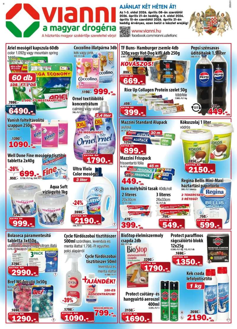 Vianni Vianni akciós újság 1 oldal