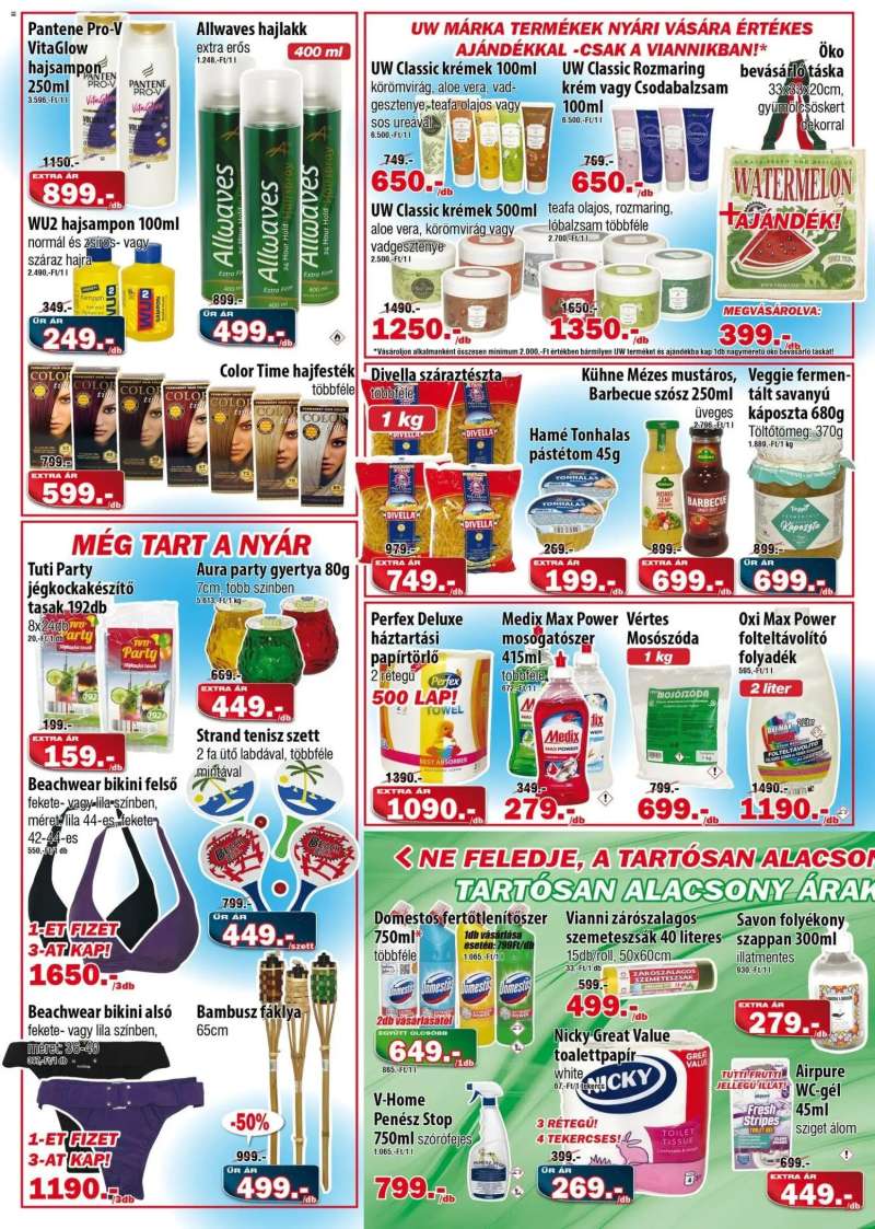 Vianni Vianni akciós újság 2 oldal
