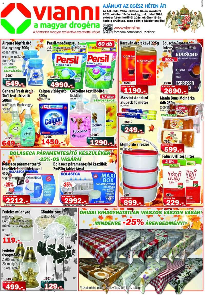 Vianni Vianni akciós újság 1 oldal
