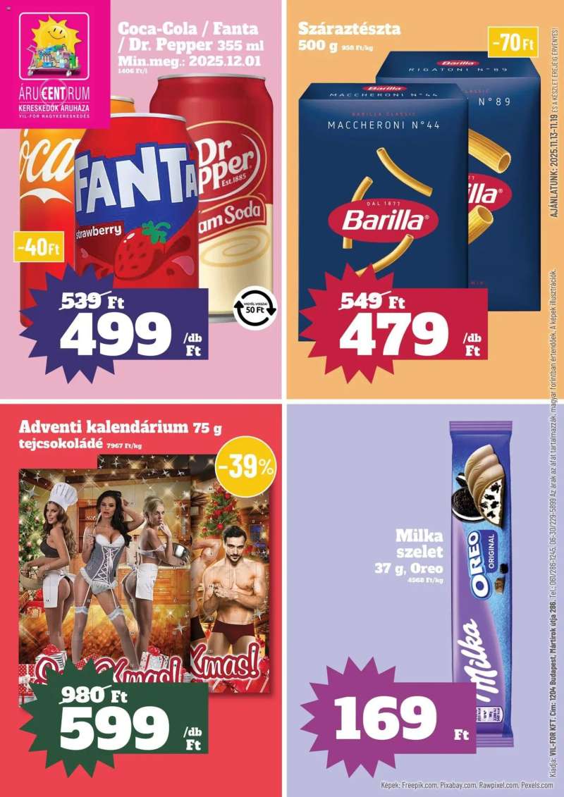 Vil-For Akciós újság Vil-For 1 oldal