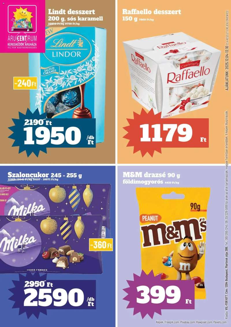 Vil-For Akciós újság Vil-For 1 oldal