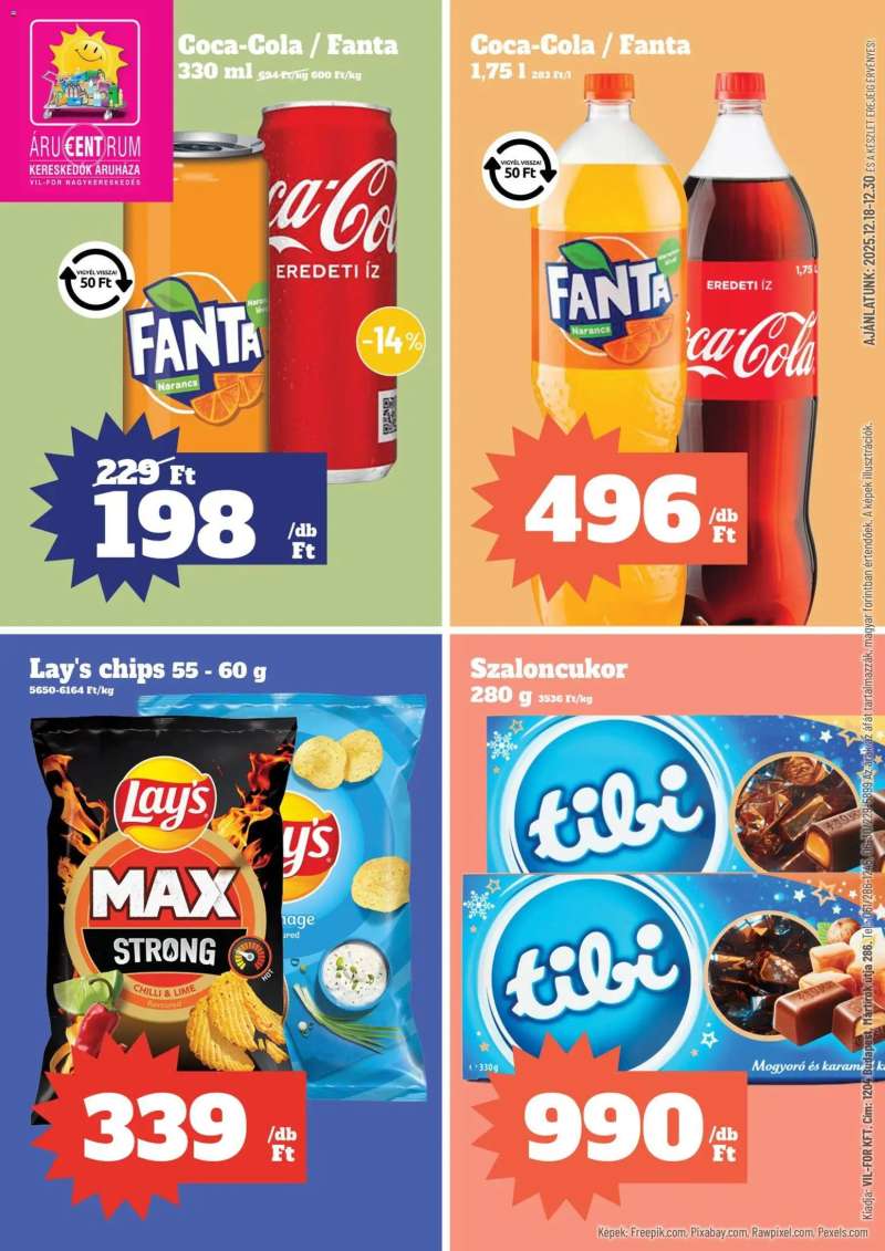 Vil-For Akciós újság Vil-For 1 oldal