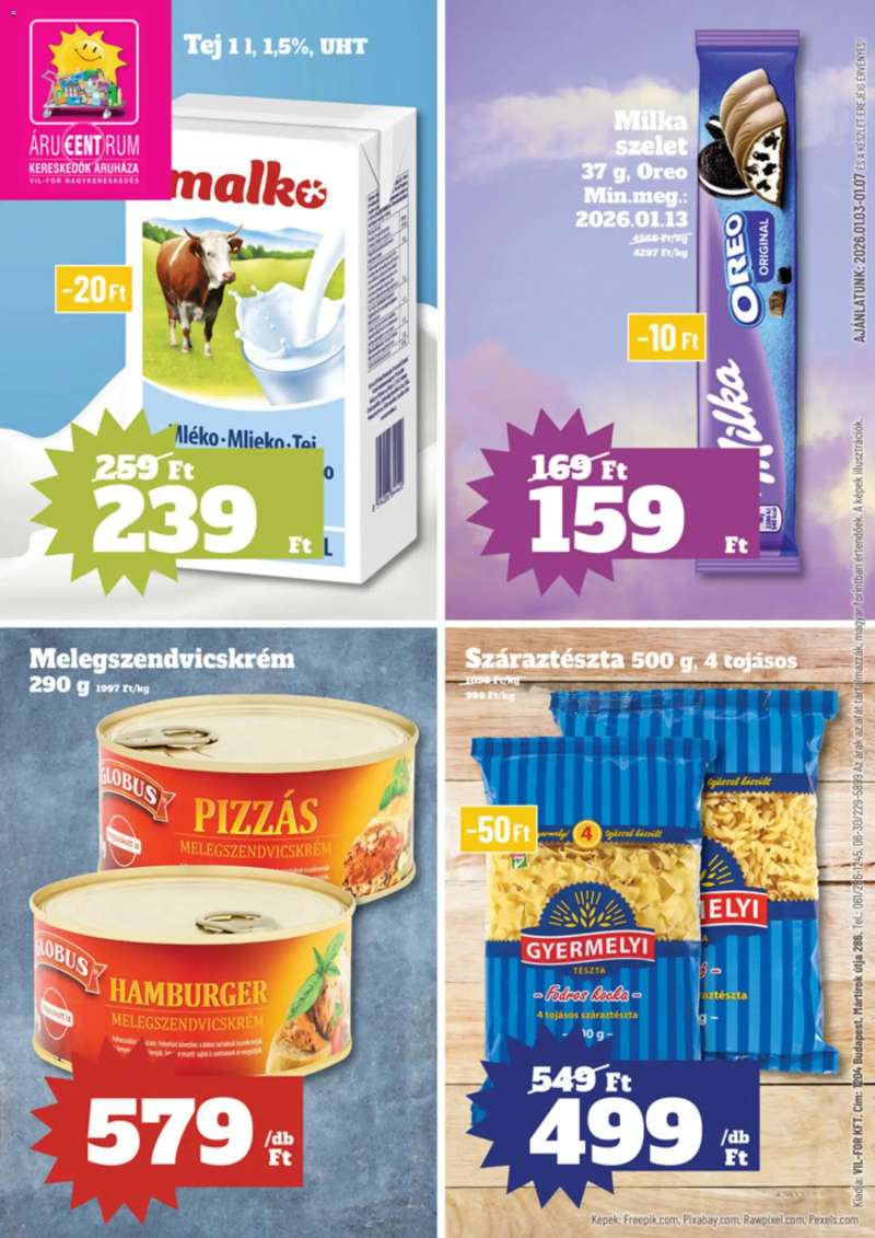 Vil-For Akciós újság Vil-For 1 oldal