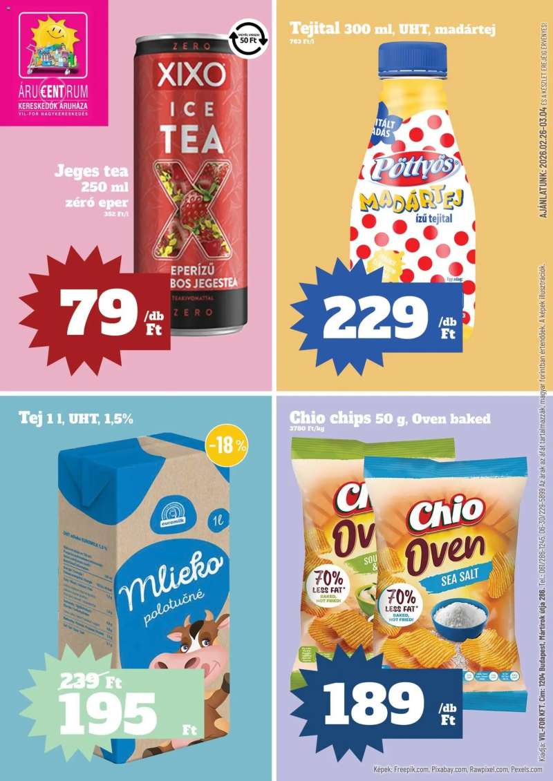 Vil-For Vil-For akciós újság 1 oldal