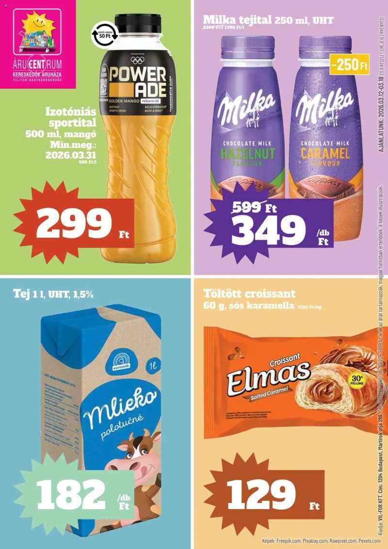 Vil-For Vil-For akciós újság 1 oldal