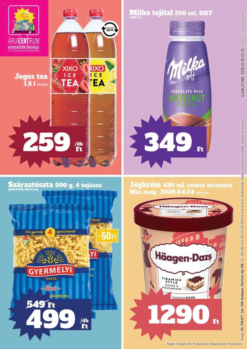 Vil-For Vil-For akciós újság 1 oldal