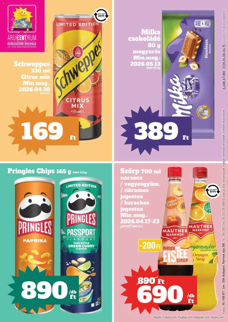 Vil-For Vil-For akciós újság 1 oldal