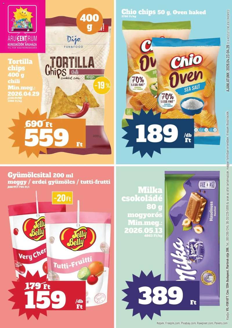 Vil-For Vil-For akciós újság 1 oldal