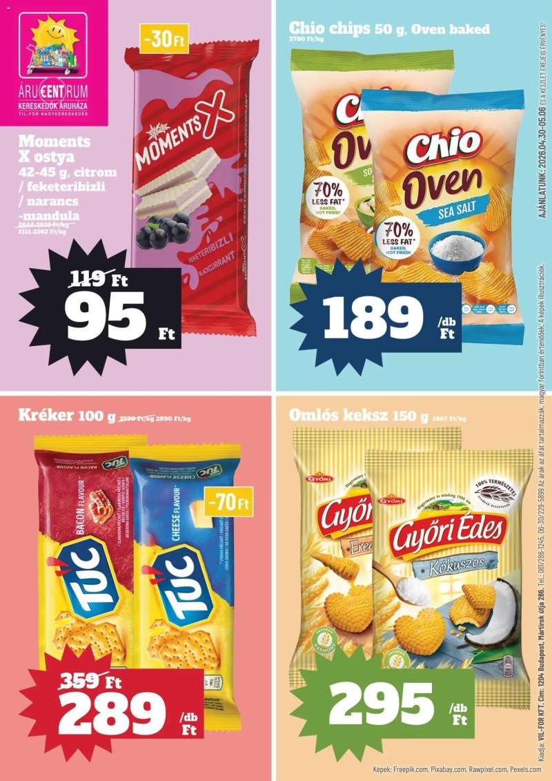 Vil-For Vil-For akciós újság 1 oldal