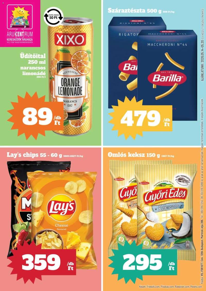 Vil-For Vil-For akciós újság 1 oldal