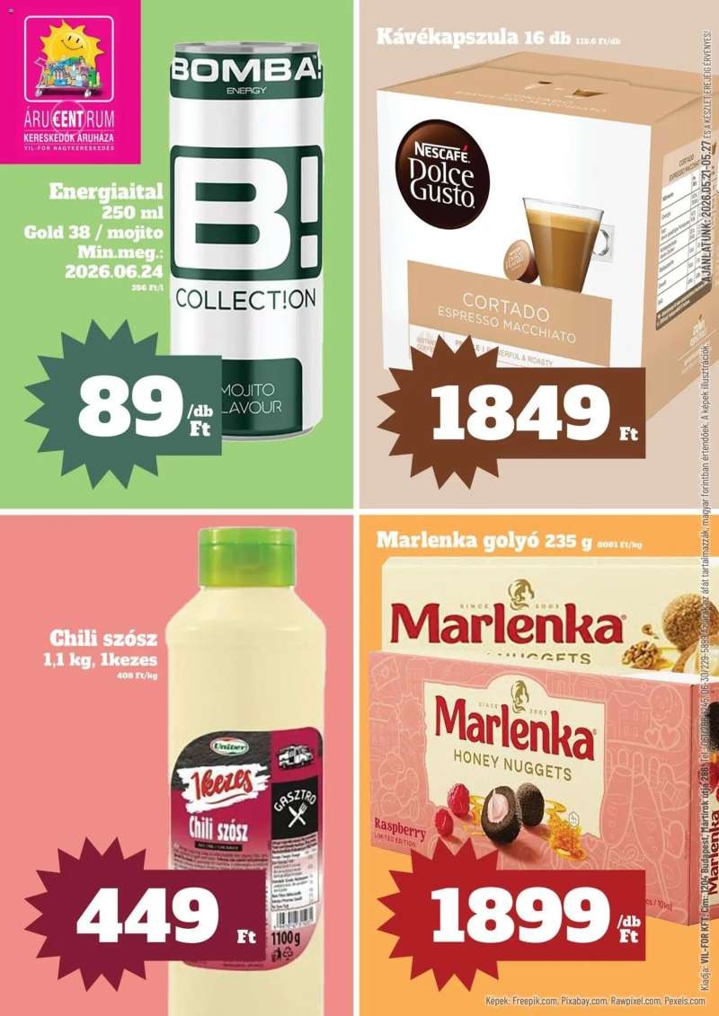 Vil-For Vil-For akciós újság 1 oldal