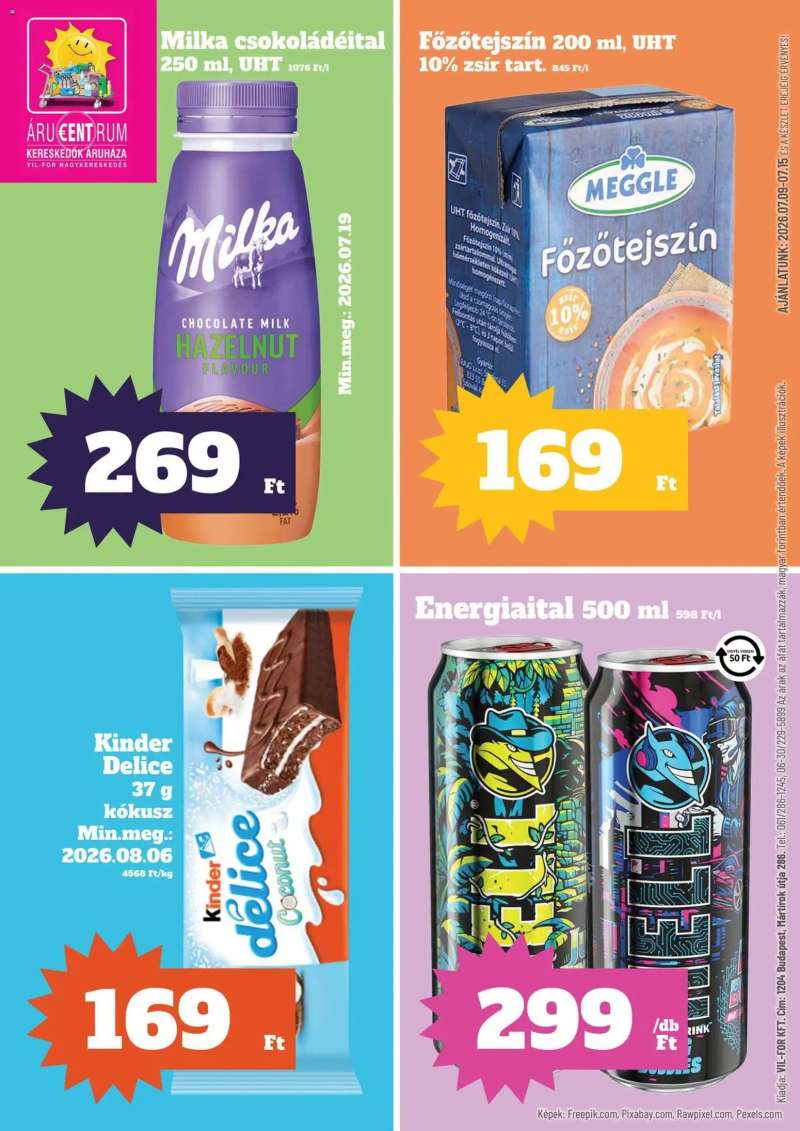 Vil-For Vil-For akciós újság 1 oldal
