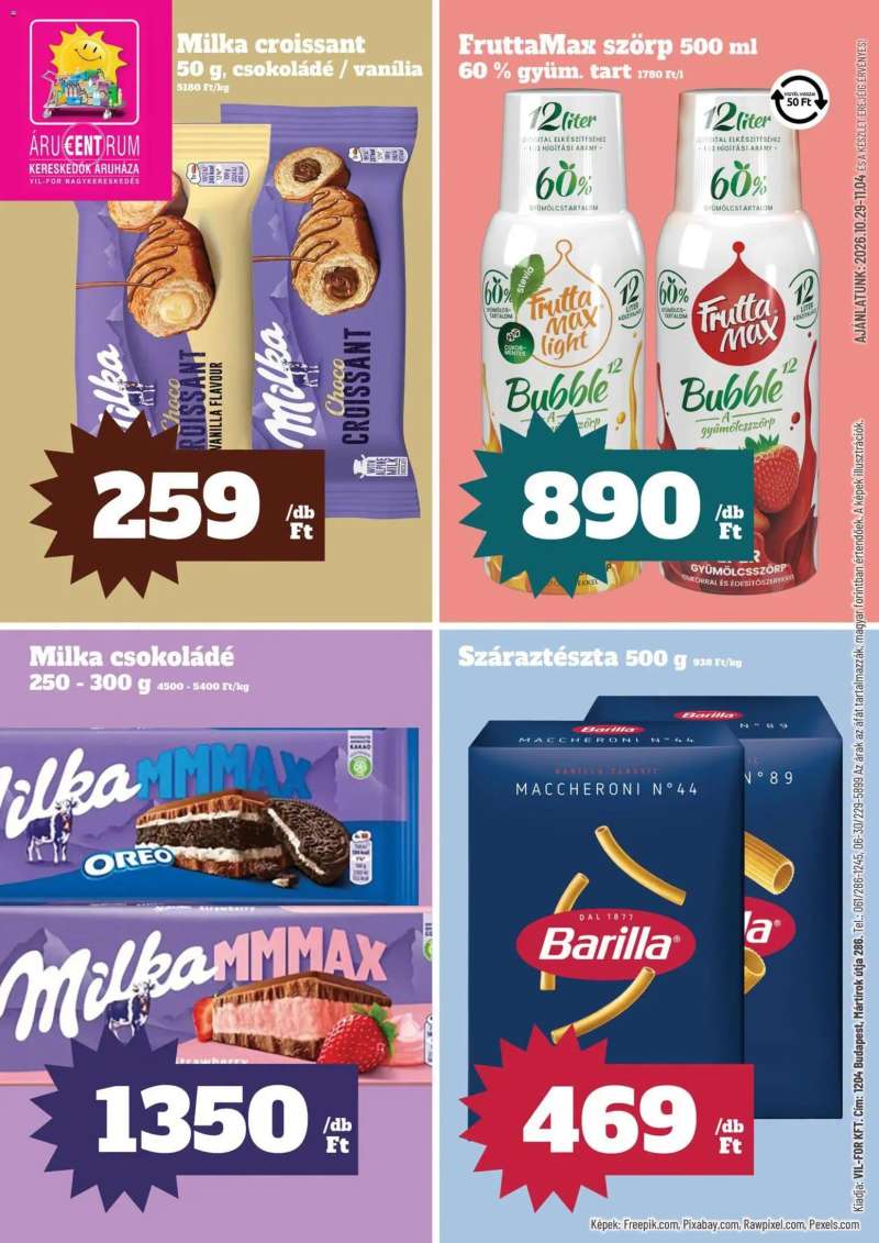 Vil-For Vil-For akciós újság 1 oldal
