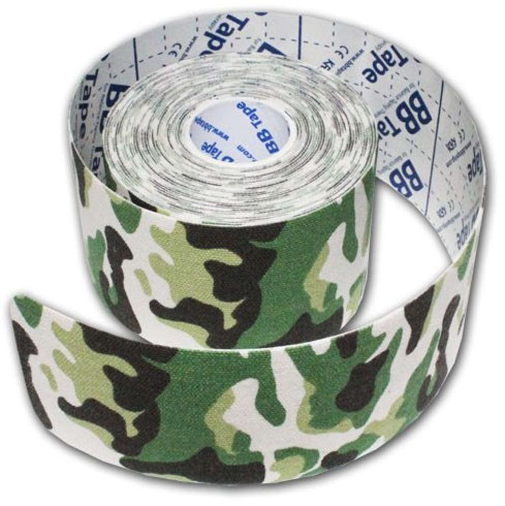 BB TAPE Design Terepszínű kineziológiai tapasz Szín zöld Fabulo
