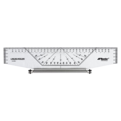 Profi többfunkciós vonalzó ROLLER 25 cm - LENIAR (műszaki rajz ...