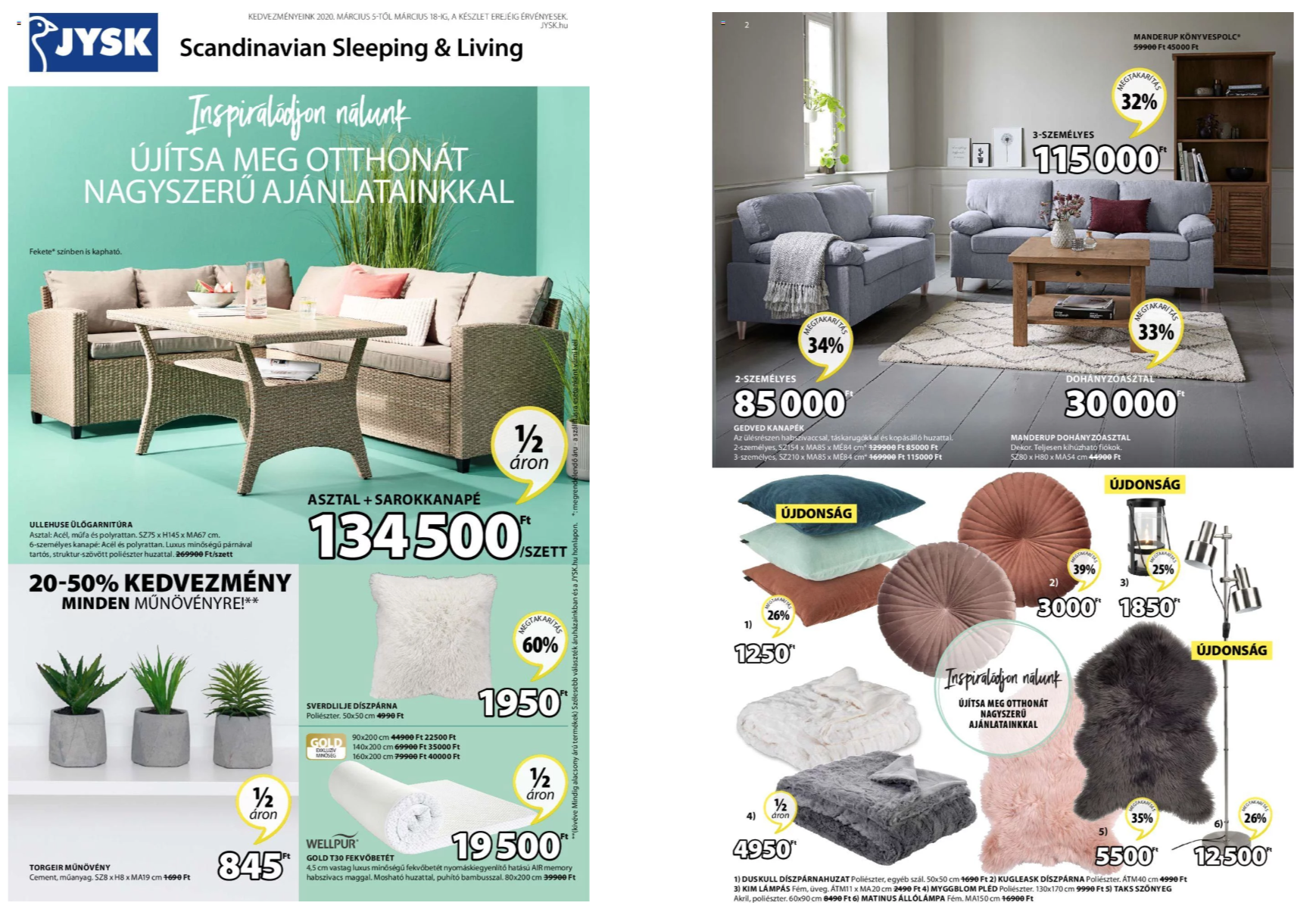 Legújabb Jysk Lapozható Akciós Újság