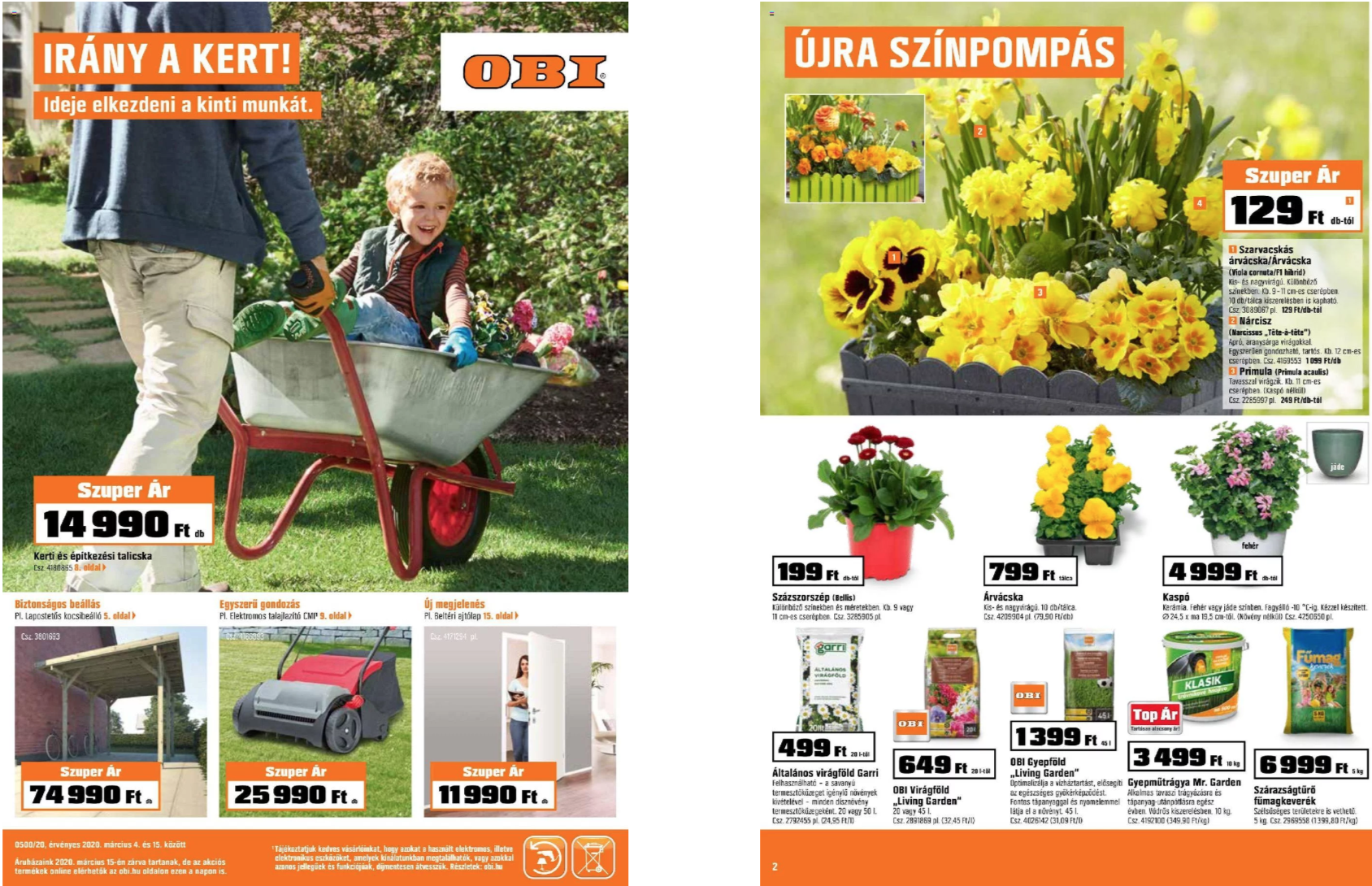 OBI Aktuális Lapozható Akciós Újság