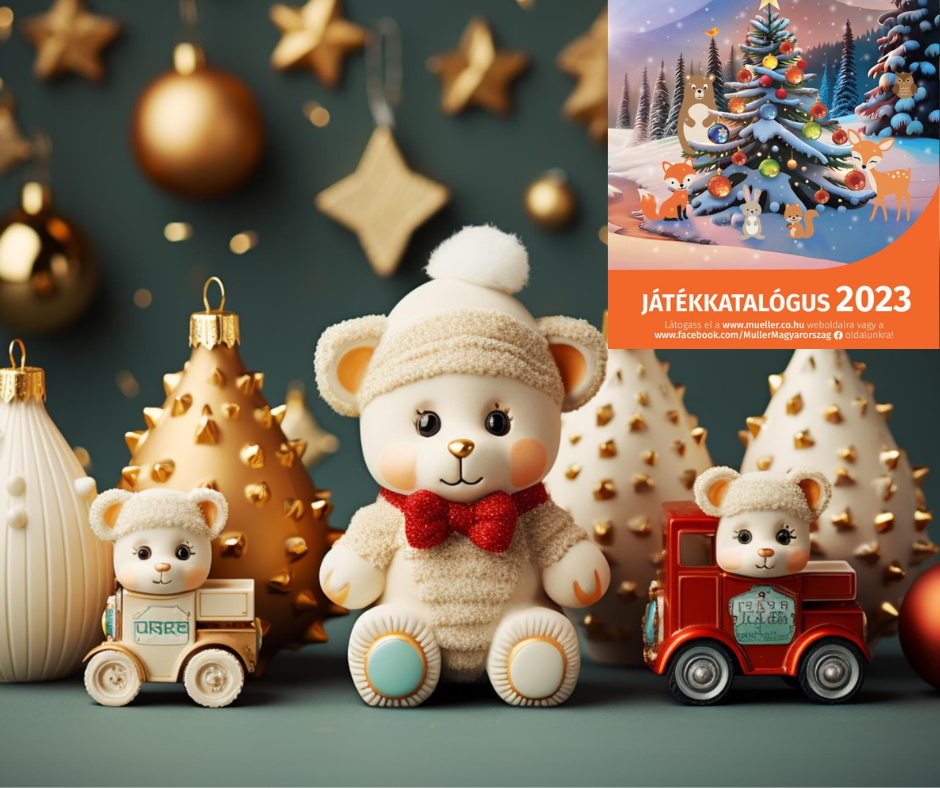 Karácsonyi játékőrület: Fedezd fel a Müller 2023-as játékkatalógusát!