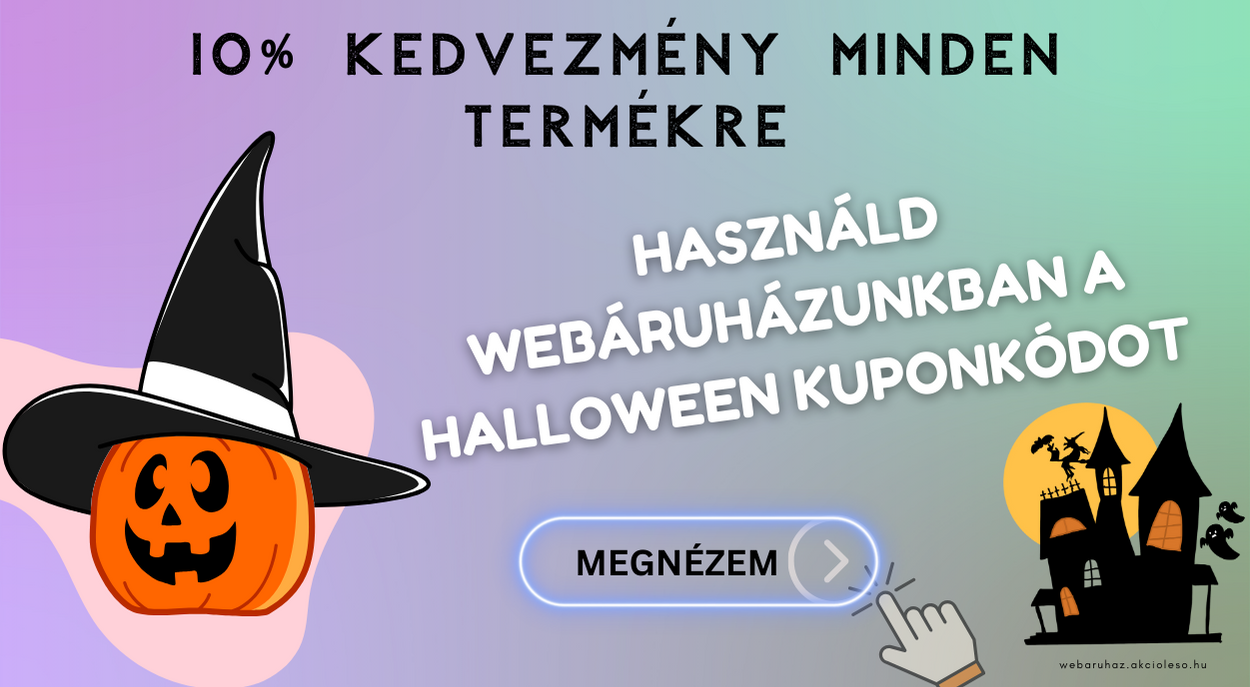 Akció a Halloween alkalmából az Akcióleső Webáruházban