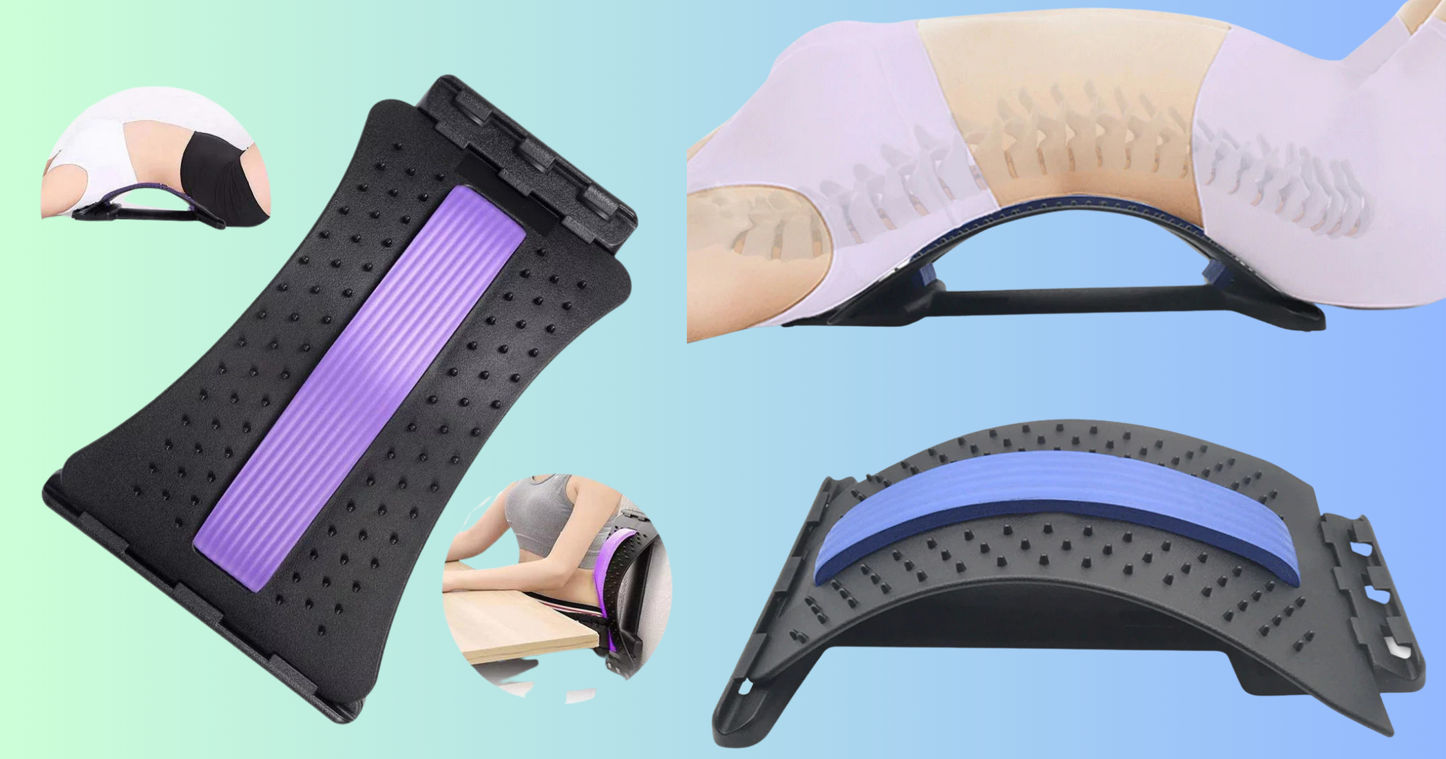 Hát masszírozó, nyújtó - segíthet a test helyes tartásának visszaállításában