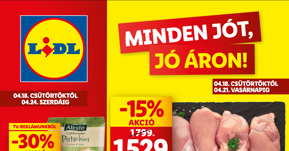 Izgalmas akciókat tartogat a LIDL új akciós újságja