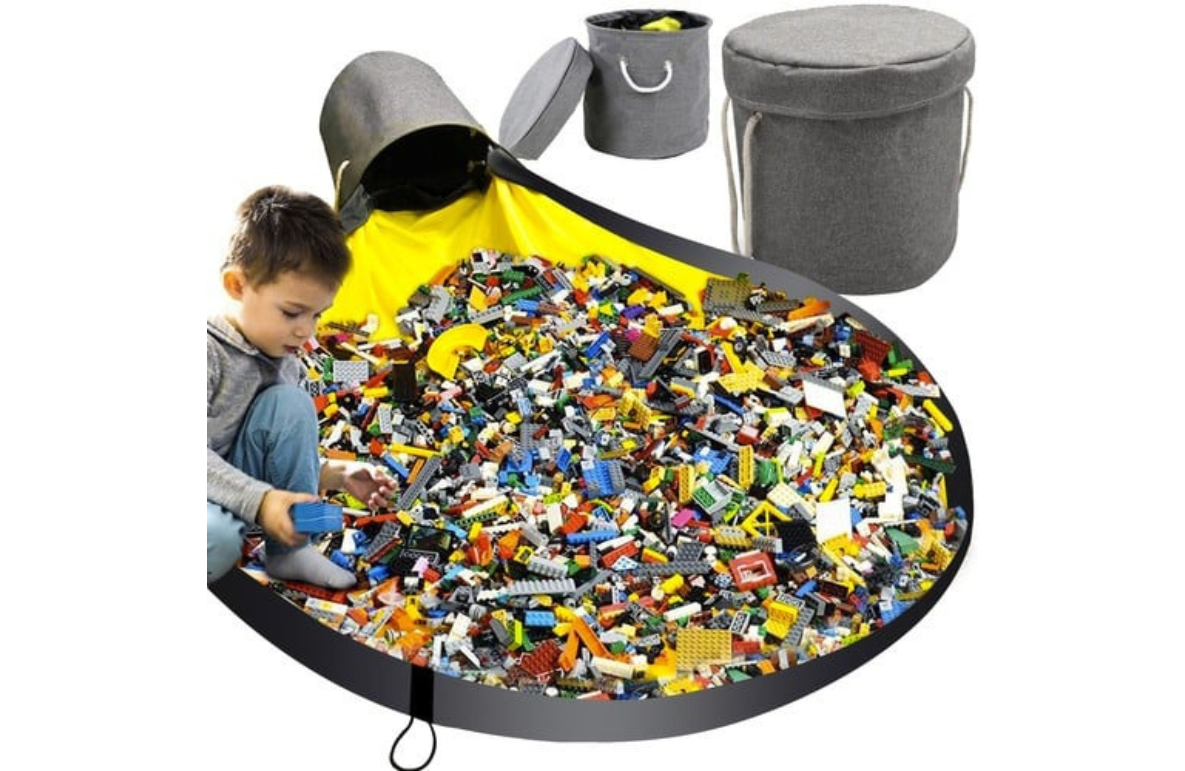 Forradalmi megoldás a rendrakásban: kombinált szőnyeg és kosár