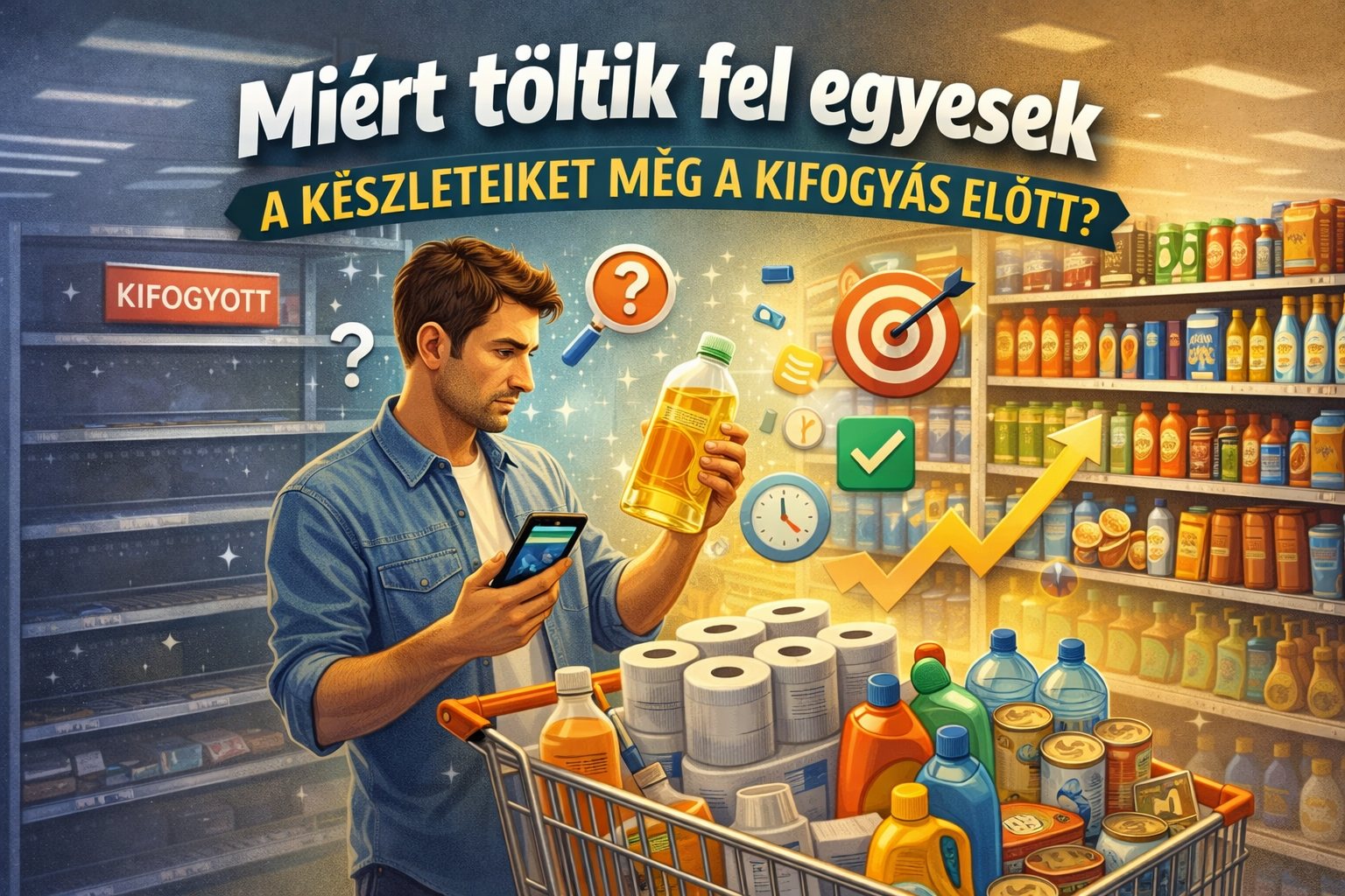 Készletfeltöltés okosan: kövesd a csendes szabályt, és pótolj mindent a hiány előtt!